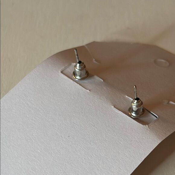 Pair of Silver Tone Long Dangle Knot Drop Earrings - Picture 3 of 4